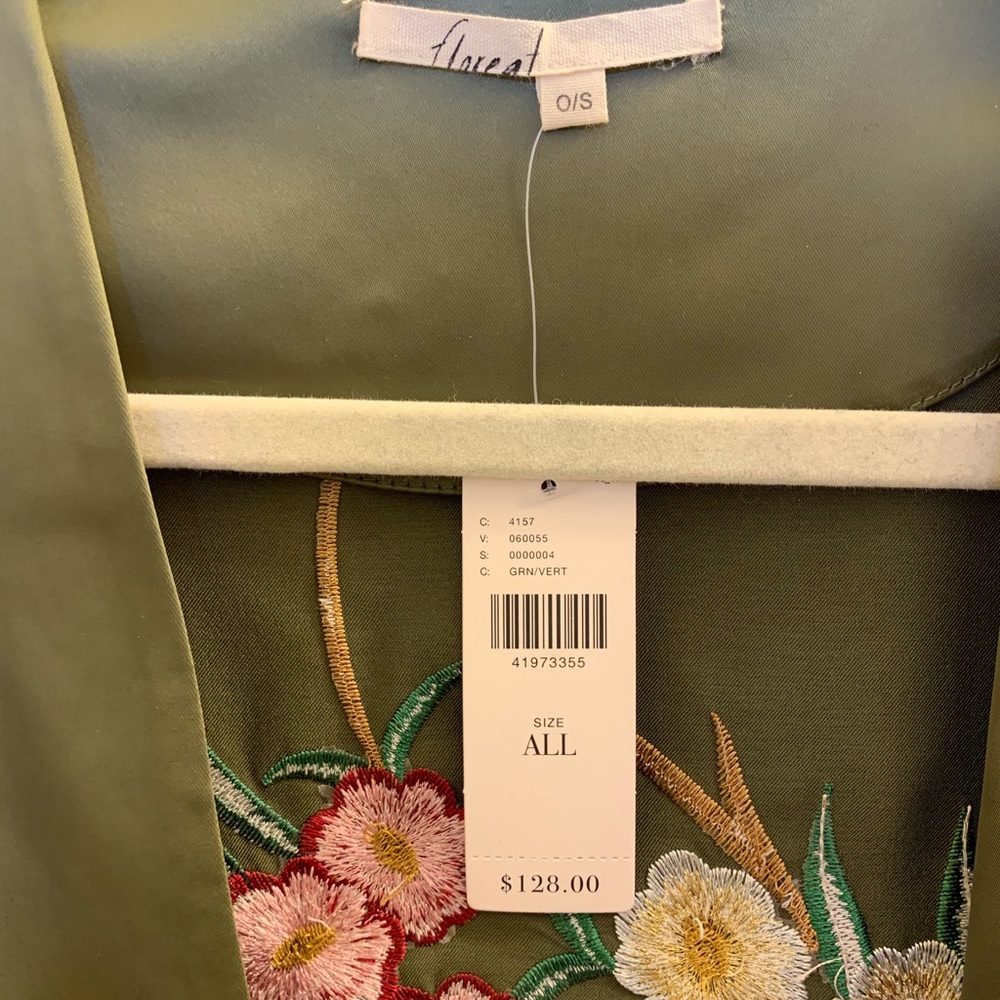 Anthroplogie embroidered Kimono - Picture 5 of 5